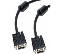 Кабель SVGA 5Bites HD15M/HD15M, ферр.кольца 0,5м 