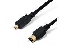 Fire-Wire mr.Cable 6 pin-4pin FW46-06-B 6 m