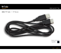Кабель USB 2.0 A - A MrCable MDU2.AA.FM-01.8-BL 1.8м