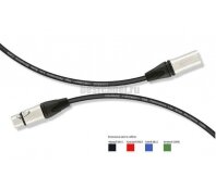 Кабель XLR "гн" - XLR "шт" MrCable AIX-01-SC (color) 1м